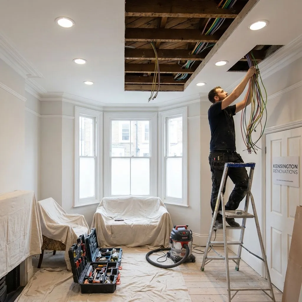 Lighting installation in Kensington penthouse