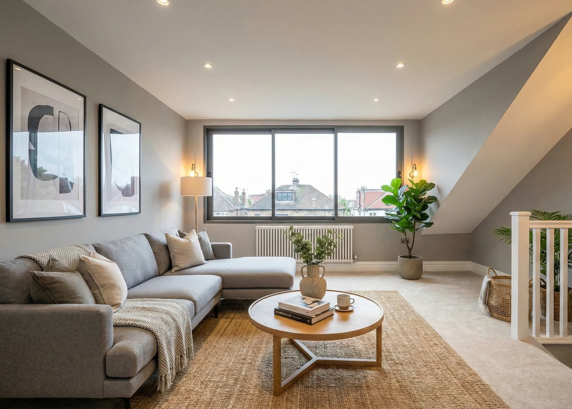 Luxury loft conversion in Chelsea with bright open-plan space