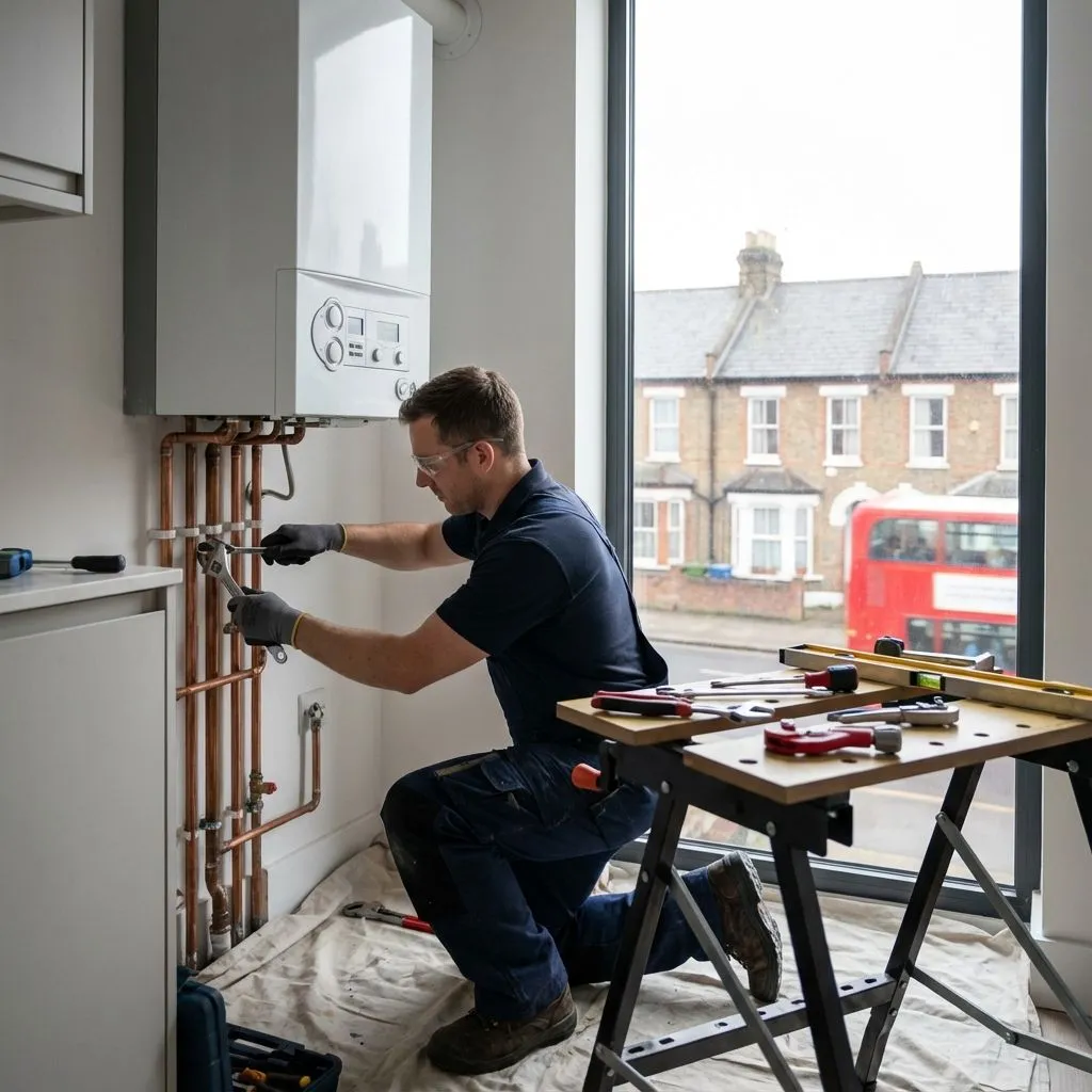 Central heating upgrade in Kensington